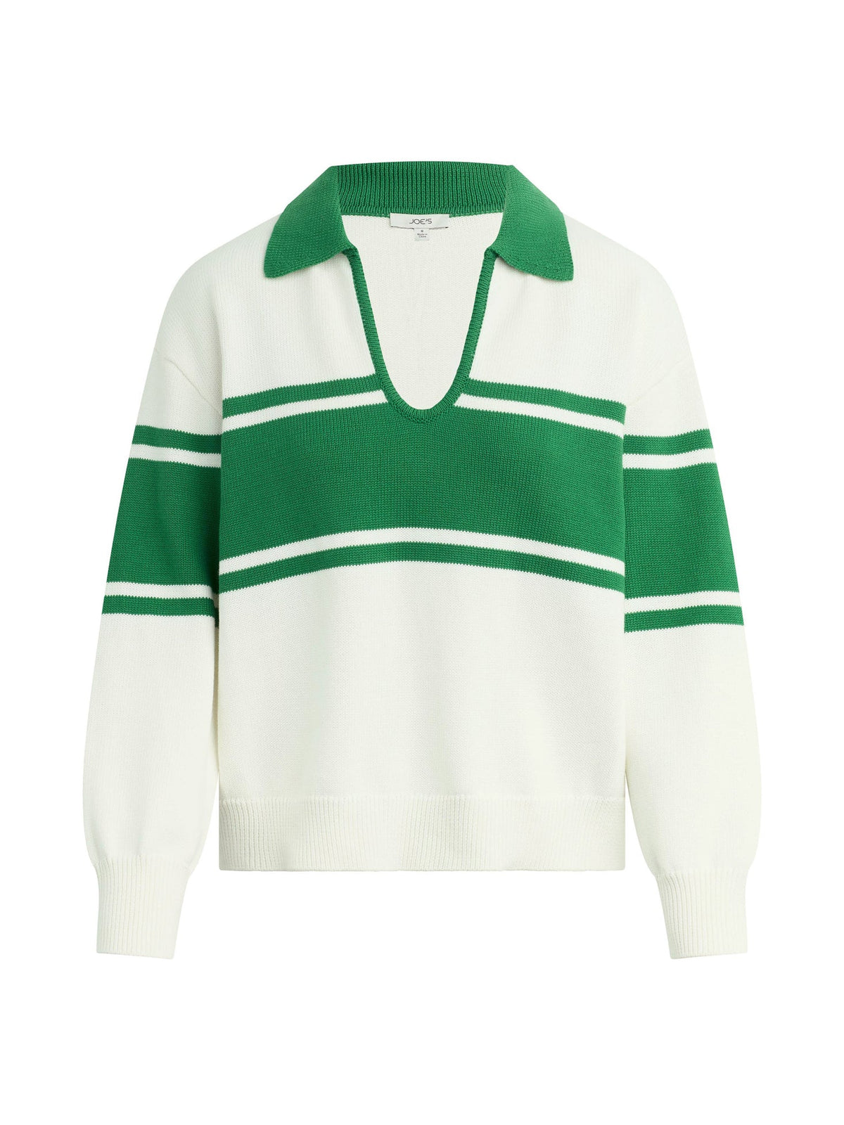 Joe's Jeans Women THE ROMIE POLO SWEATER Ecru