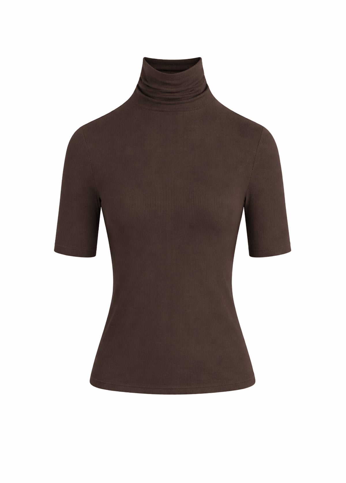 Joe's Jeans Women THE TONY HALF SLEEVE TOP Dark Chocolate