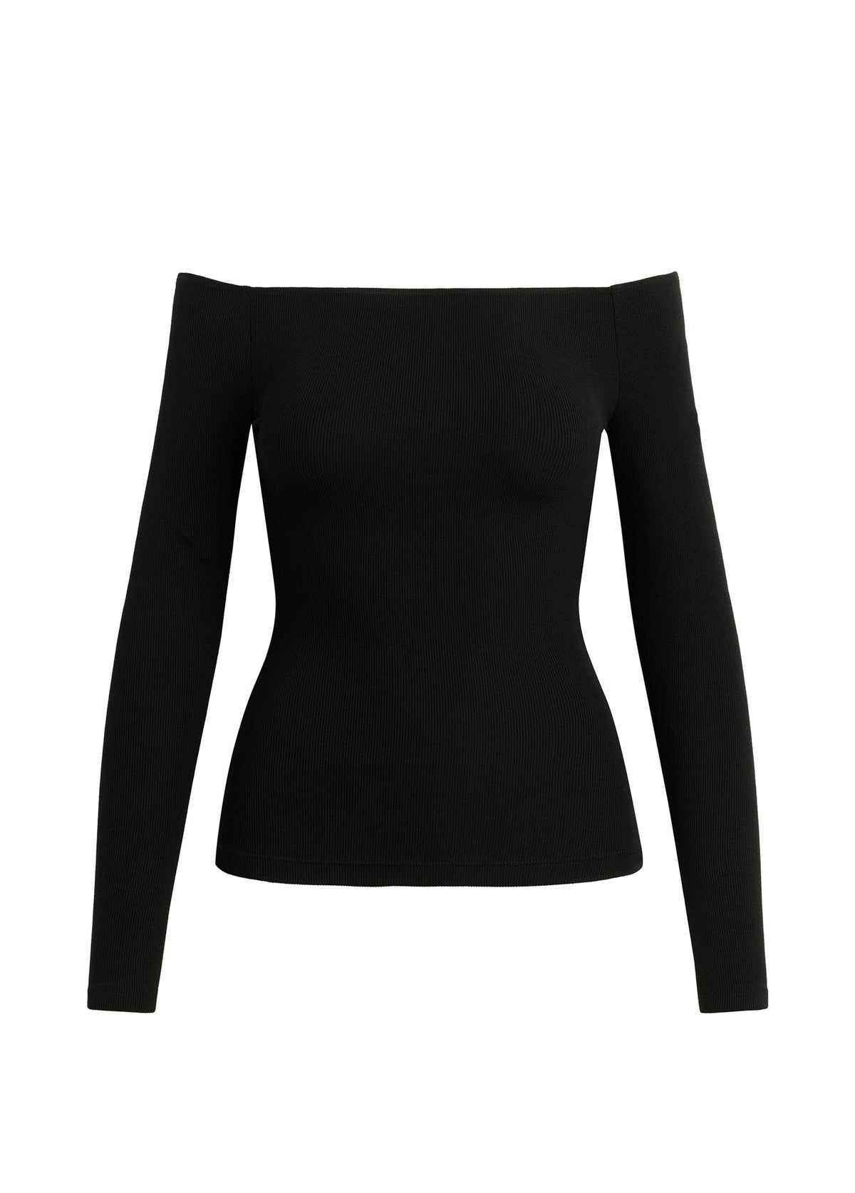 Joe's Jeans Women THE DEVIN OFF THE SHOULDER TOP Black