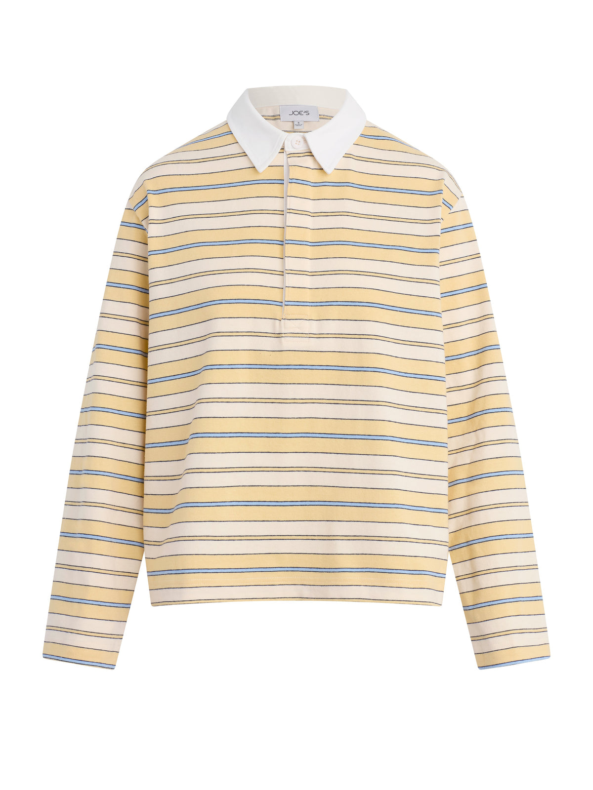Joe's Jeans Women|Sale THE DYLAN OVERSIZED RUGBY SHIRT Panna Cotta Multi Stripe