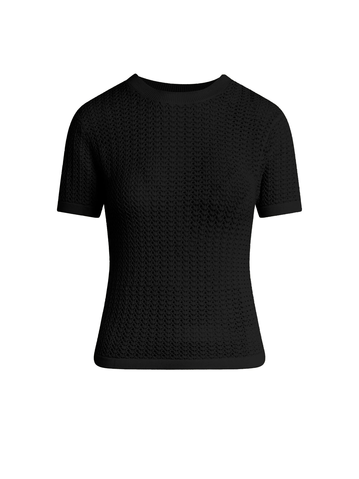 Joe's Jeans Women|Sale THE CROCHET BABY TEE Black
