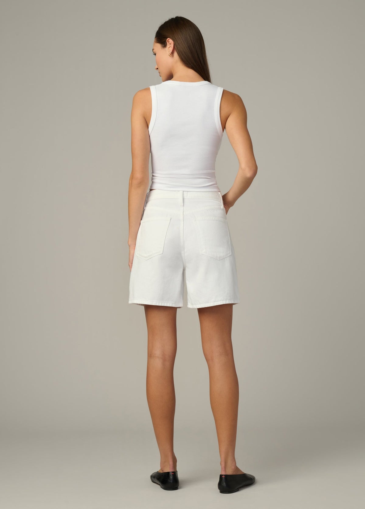 Joe's Jeans Women THE U-NECK TANK Optic White