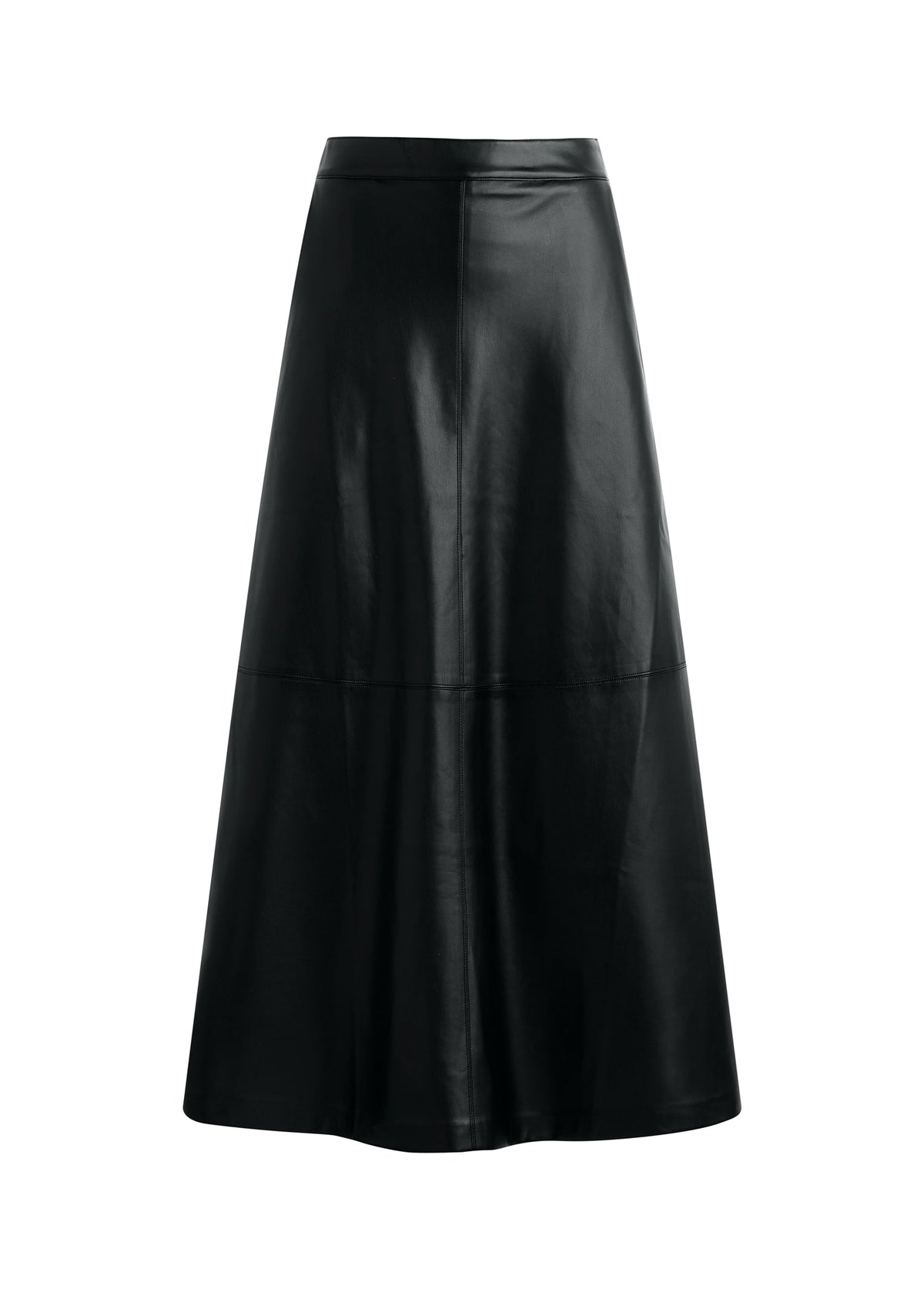 Joe's Jeans Women THE TAVI VEGAN LEATHER SKIRT Black