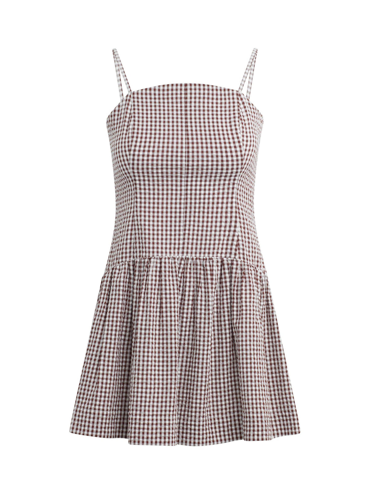 Joe's Jeans Women THE MARA MINI DRESS Macchiato Gingham