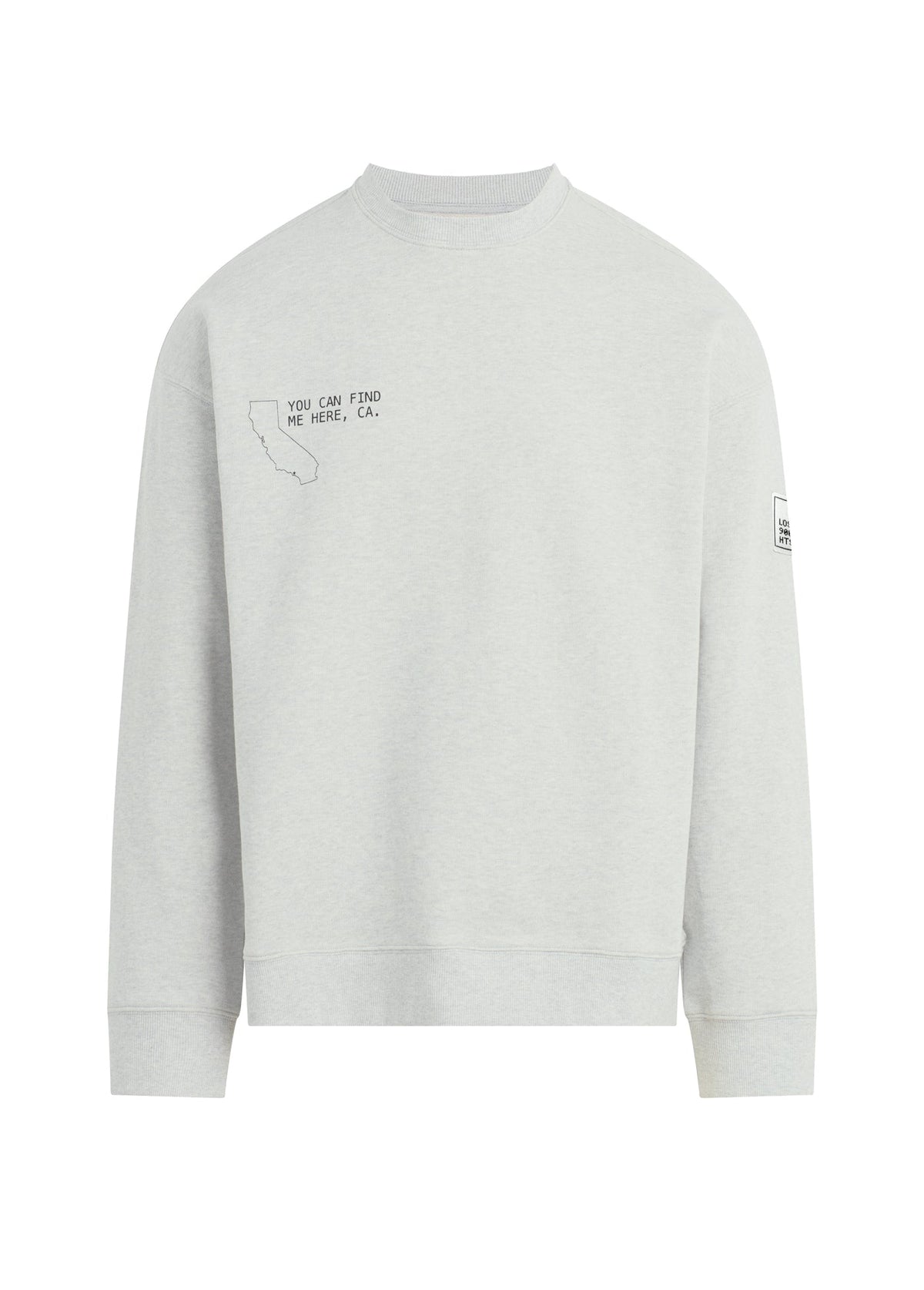 Joe's Jeans Men|Sale RELAXED CREWNECK SWEATSHIRT Light Heather Grey
