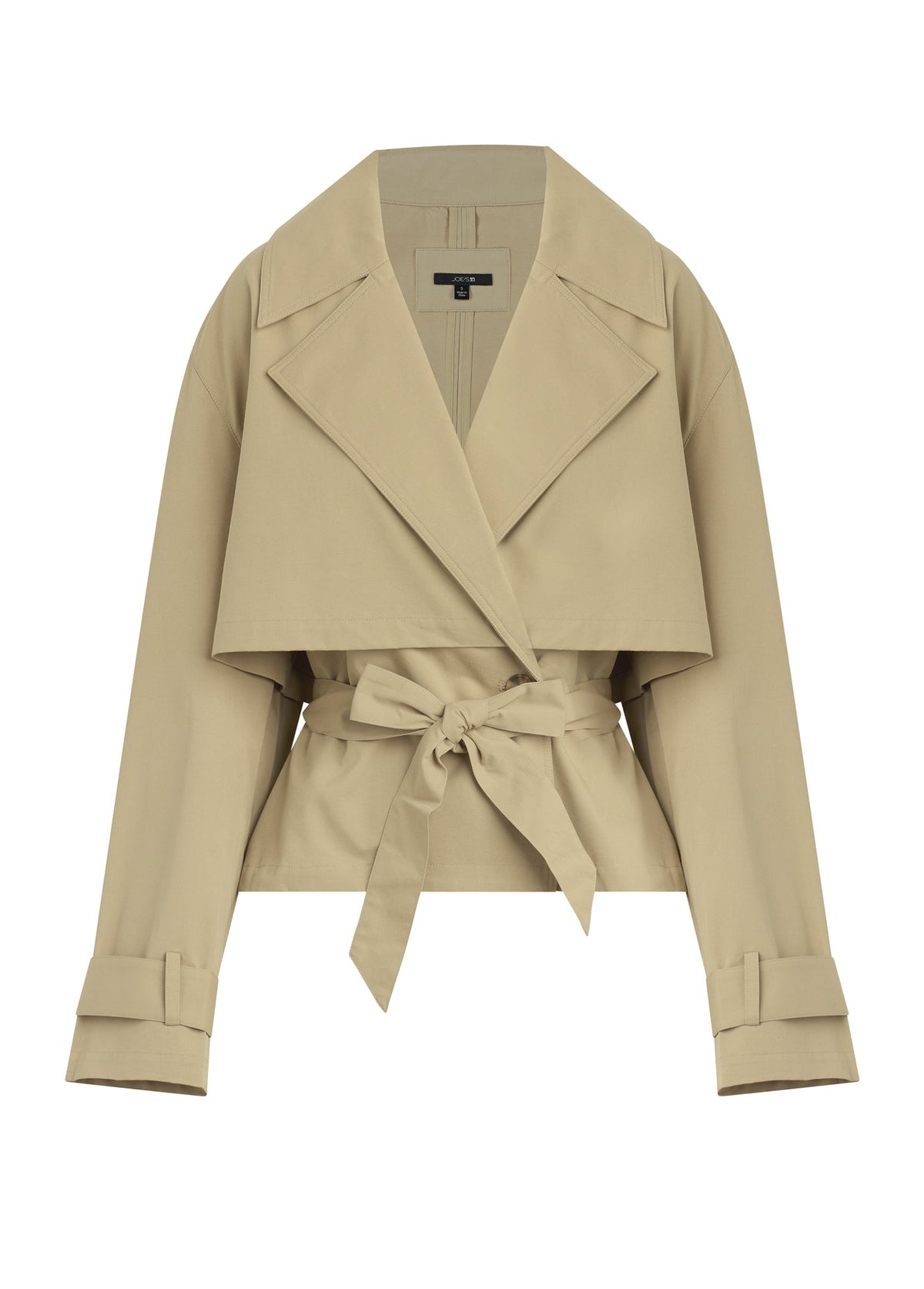 Joe's Jeans Women THE LIZ CROPPED TRENCH COAT Camel