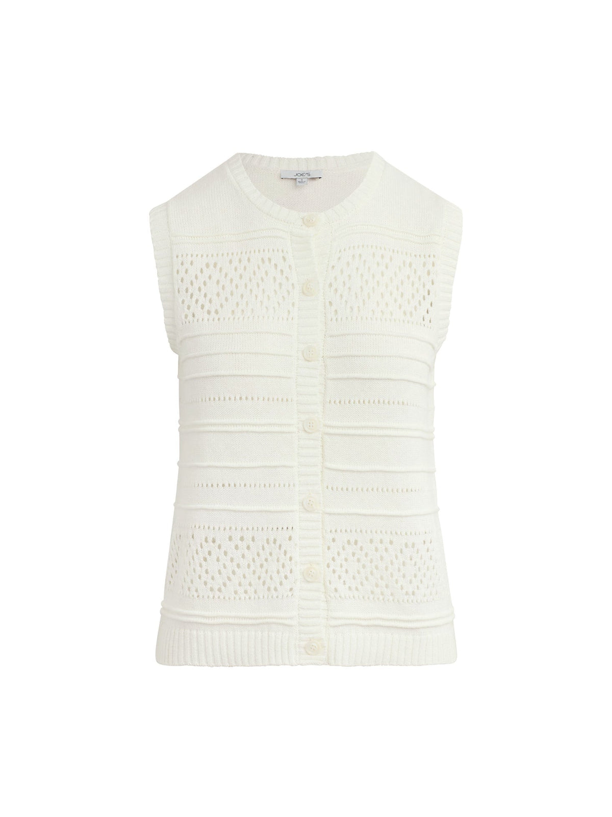 Joe's Jeans Sale THE FAYE CARDIGAN SWEATER VEST Ecru