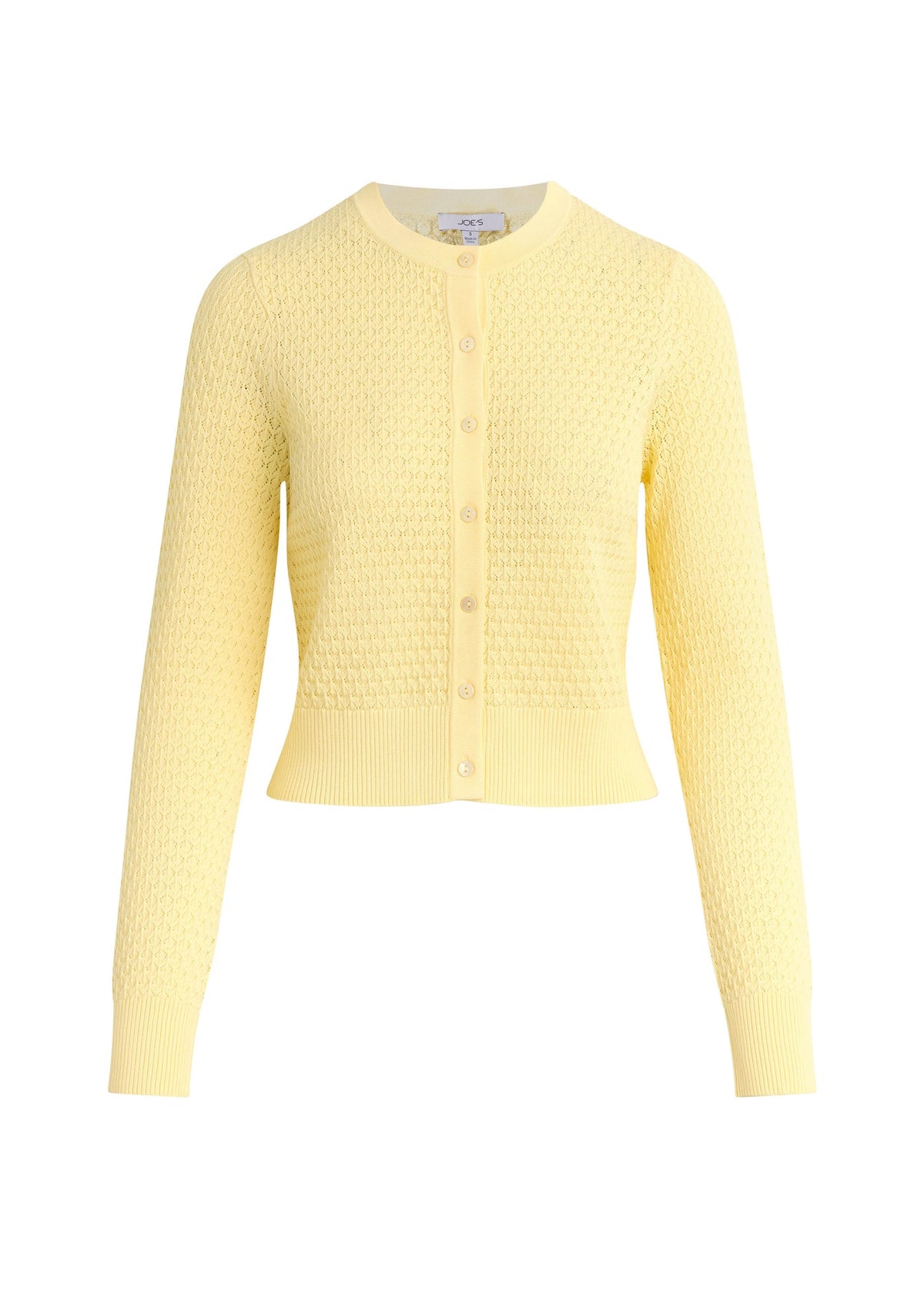 Joe's Jeans Sale THE POINTELLE DANI CARDIGAN Sunshine