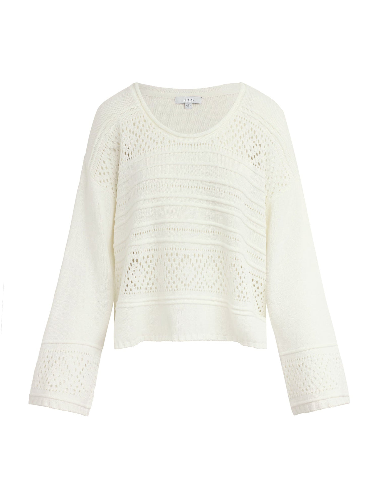 Joe's Jeans Sale THE LOLA U-NECK SWEATER Ecru