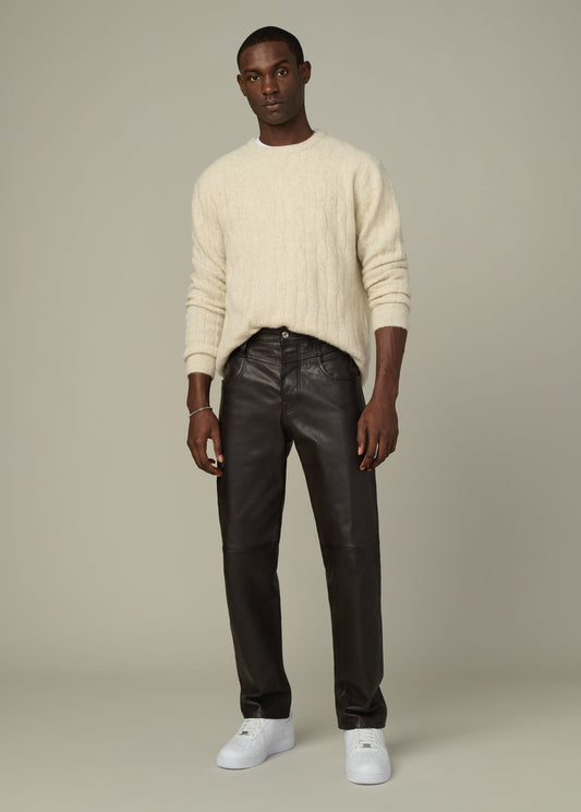 Joe's Jeans Sale THE ALPACA CABLE SWEATER Winter Sand