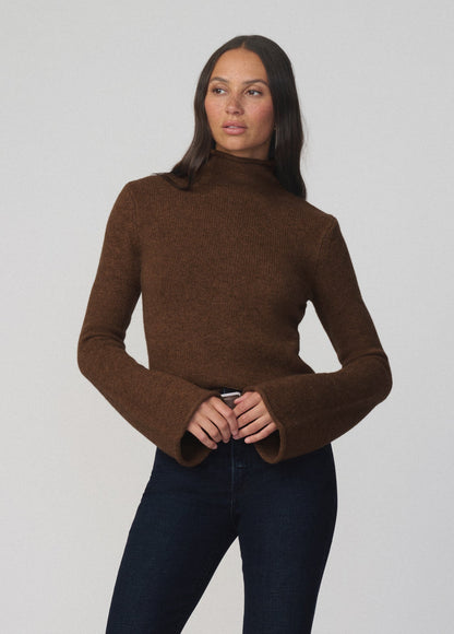Joe's Jeans Women THE JANE ROLL NECK SWEATER Cinnamon