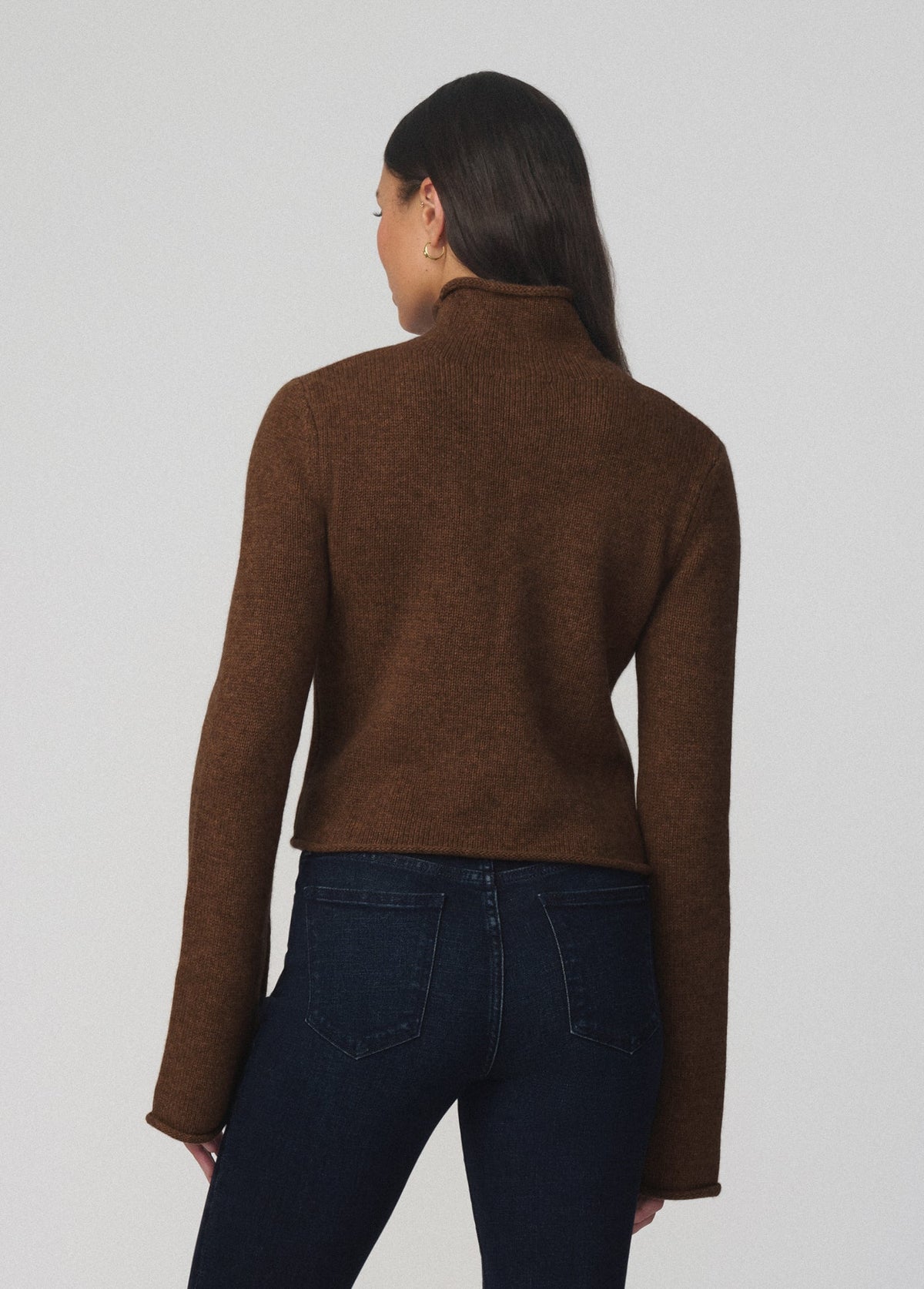Joe's Jeans Women THE JANE ROLL NECK SWEATER Cinnamon