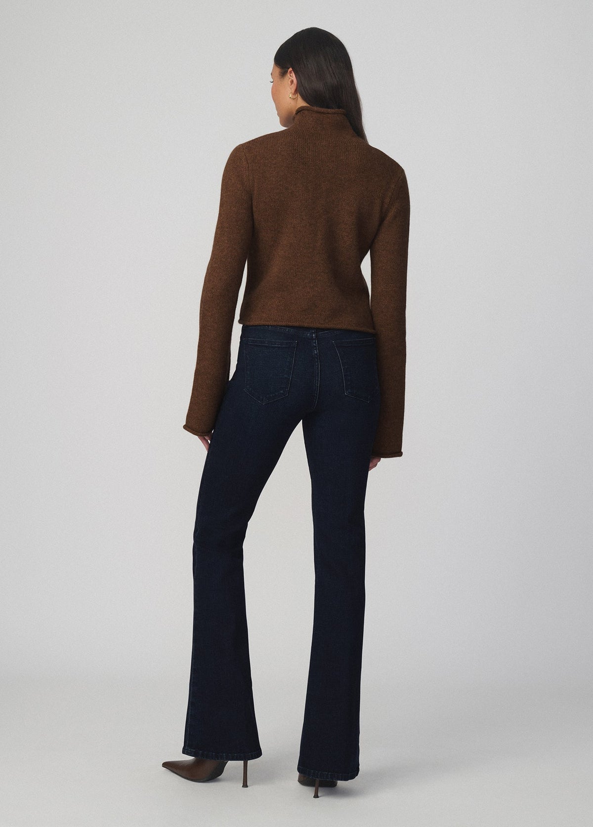 Joe's Jeans Women THE JANE ROLL NECK SWEATER Cinnamon