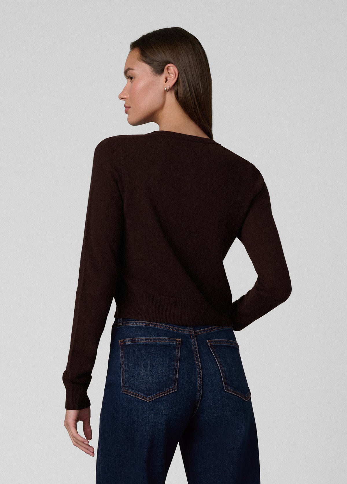 Joe's Jeans Women THE DANI CASHMERE CARDIGAN Espresso