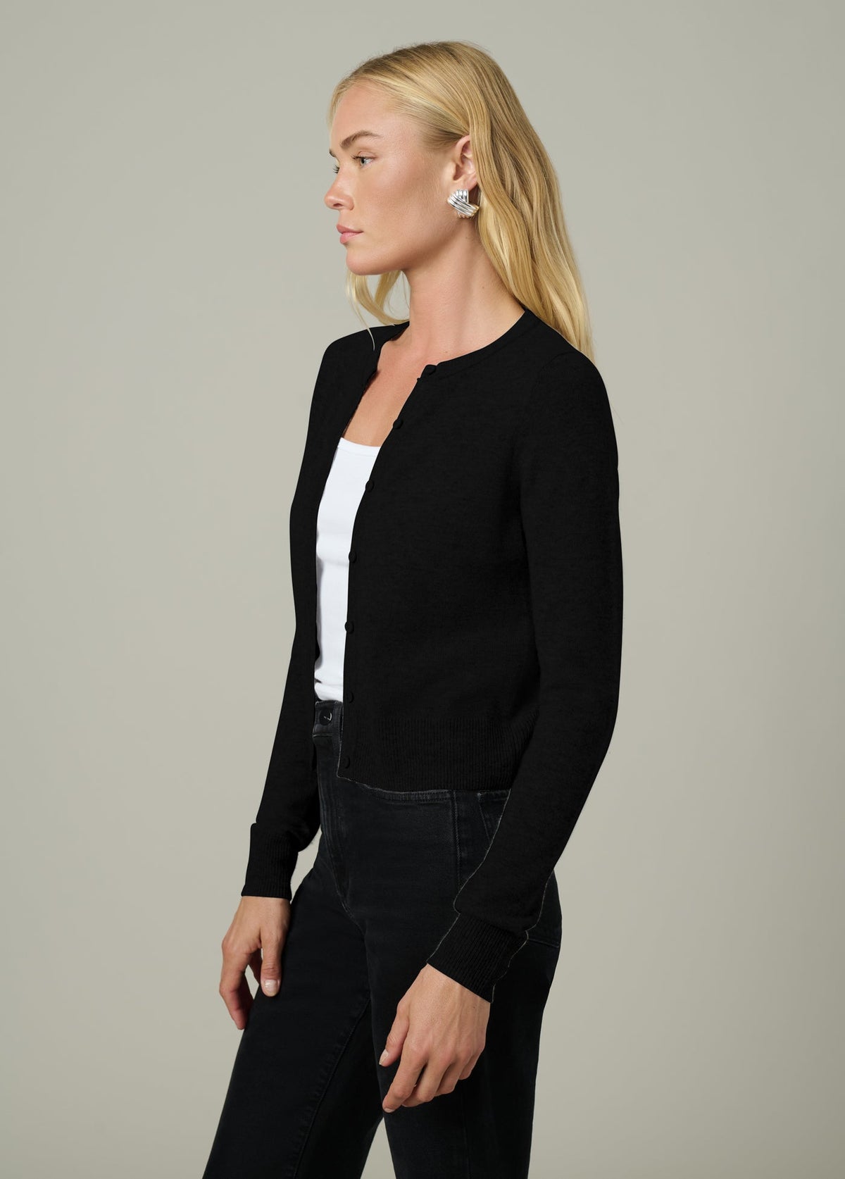Joe's Jeans Women THE DANI CASHMERE CARDIGAN Black