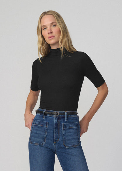 Joe's Jeans Women THE TONY HALF SLEEVE TOP Black
