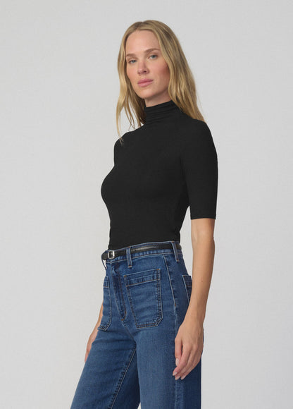 Joe's Jeans Women THE TONY HALF SLEEVE TOP Black