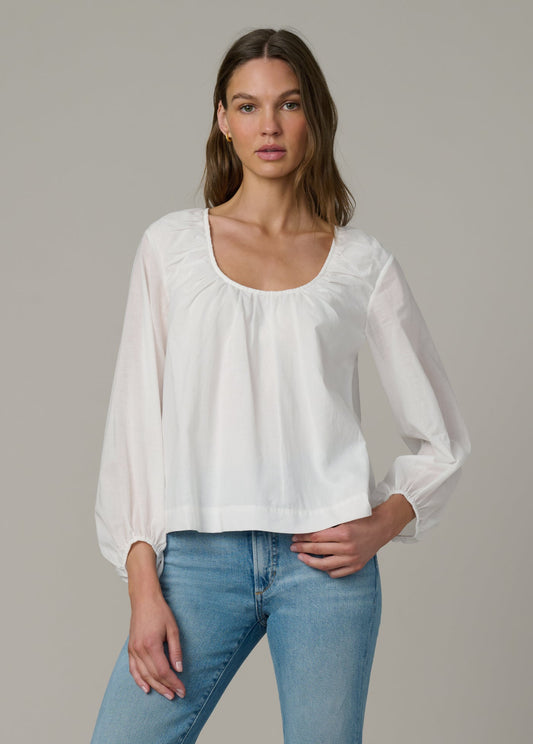 Joe's Jeans Women|Sale THE CARLI U-NECK BLOUSE White