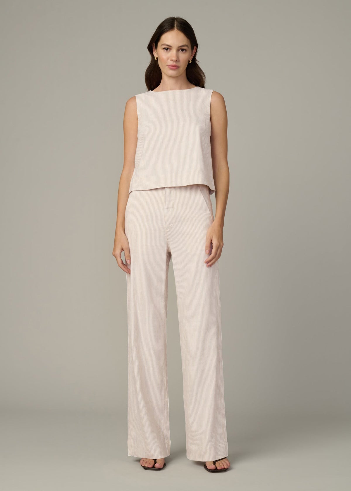 Joe's Jeans Women|Sale THE BOAT NECK SHELL Micro Stripe