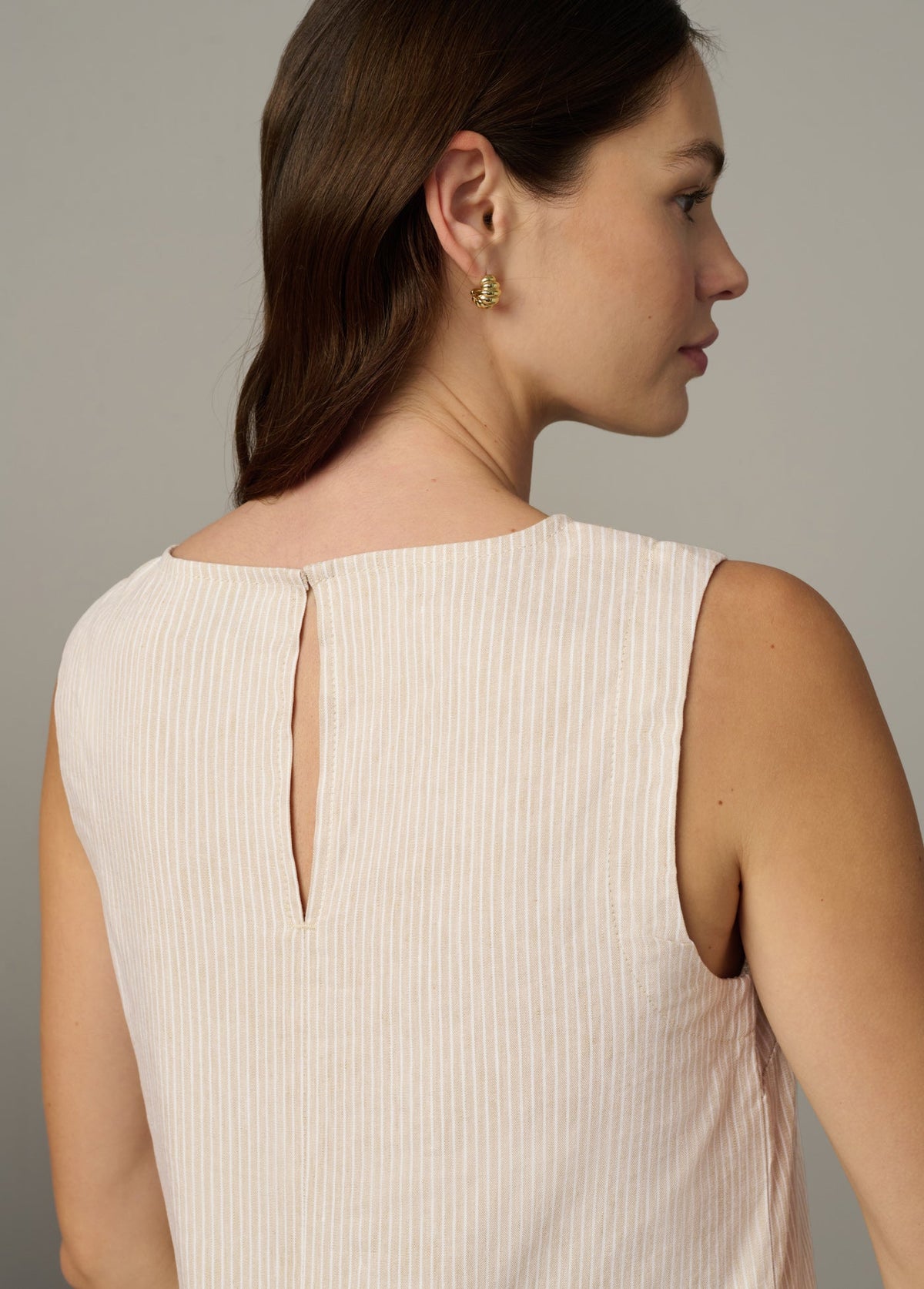 Joe's Jeans Women|Sale THE BOAT NECK SHELL Micro Stripe