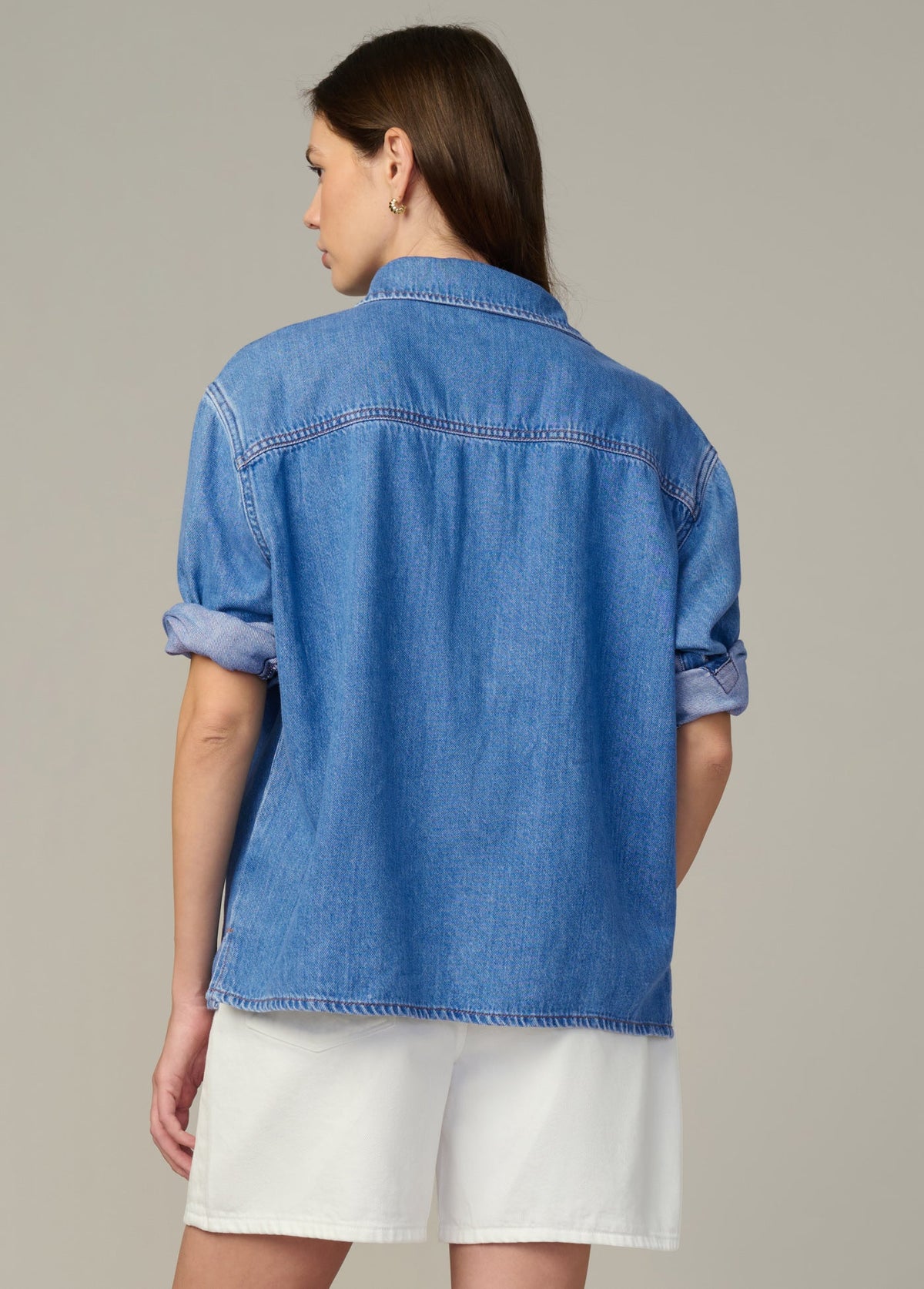 Joe's Jeans Women|Sale THE EASY DENIM POPOVER SHIRT Notable