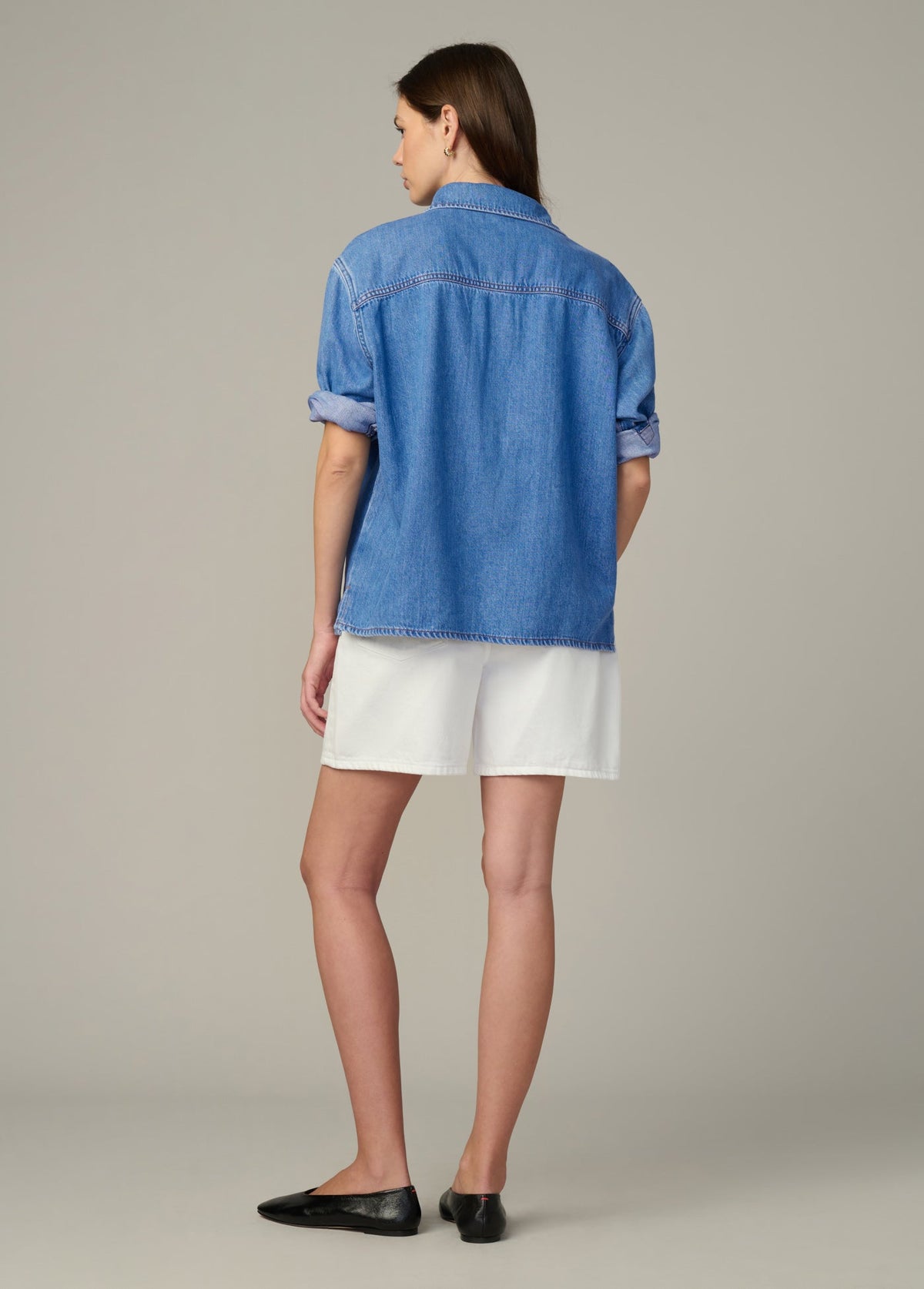 Joe's Jeans Women|Sale THE EASY DENIM POPOVER SHIRT Notable