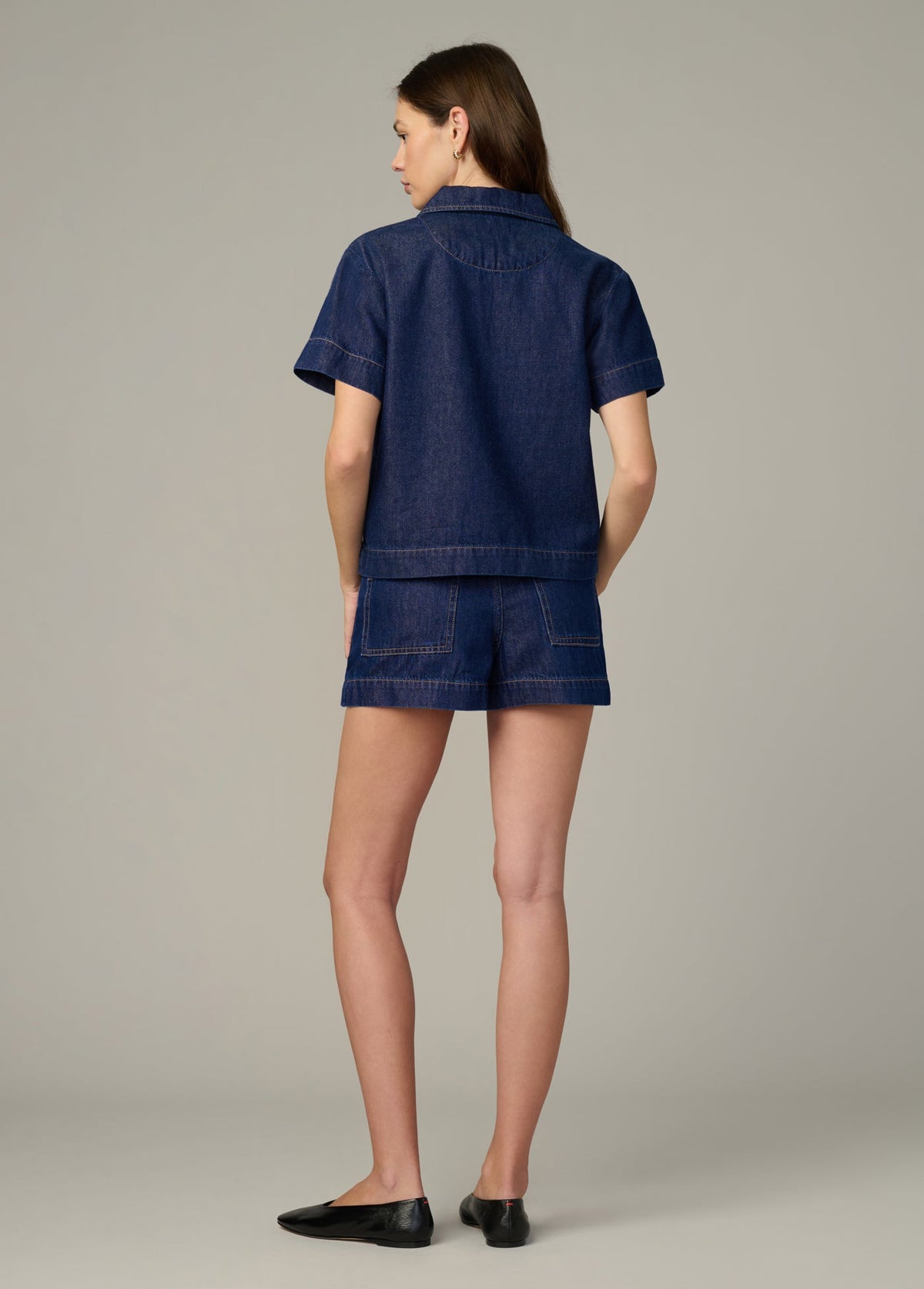 Joe's Jeans Women|Sale THE LILLIAN DENIM POPOVER SHIRT Honor