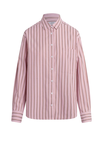 Joe's Jeans Women|Sale THE BOYFRIEND BUTTON DOWN SHIRT Blush Pink Stripe