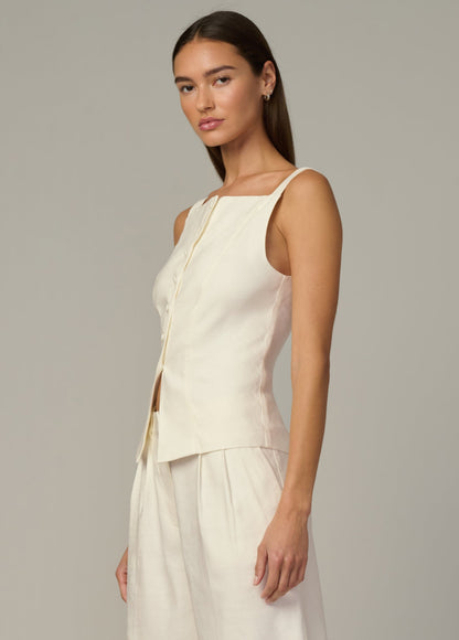 Joe's Jeans Women|Sale THE FRANKIE VEST Ecru