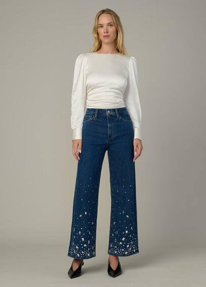 Joe's Jeans Women|Sale THE MARIE TIE BACK BLOUSE Ecru