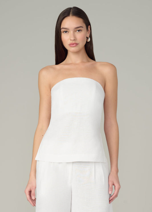 Joe's Jeans Women|Sale THE MARIEL STRAPLESS TOP White