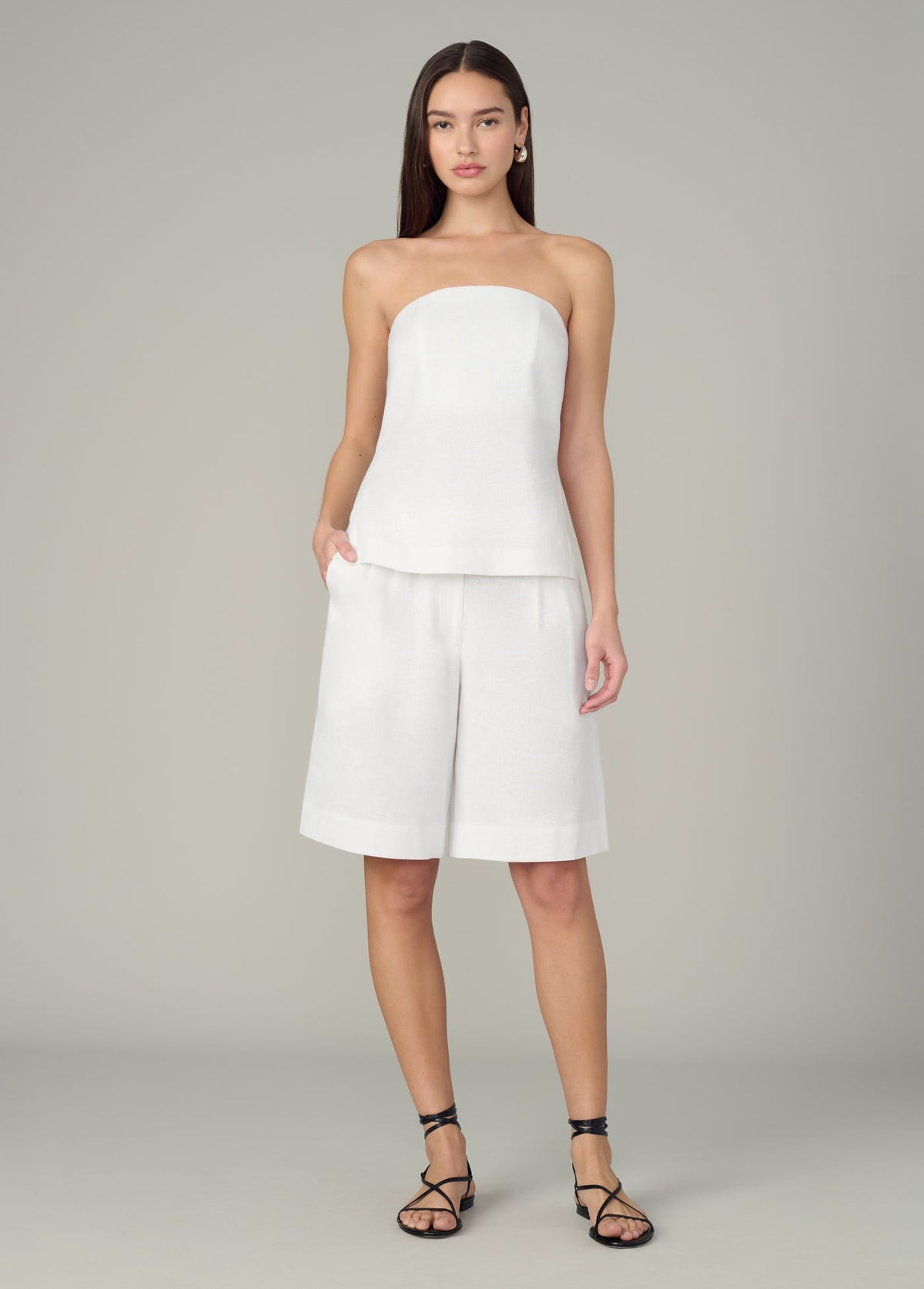 Joe's Jeans Women|Sale THE MARIEL STRAPLESS TOP White