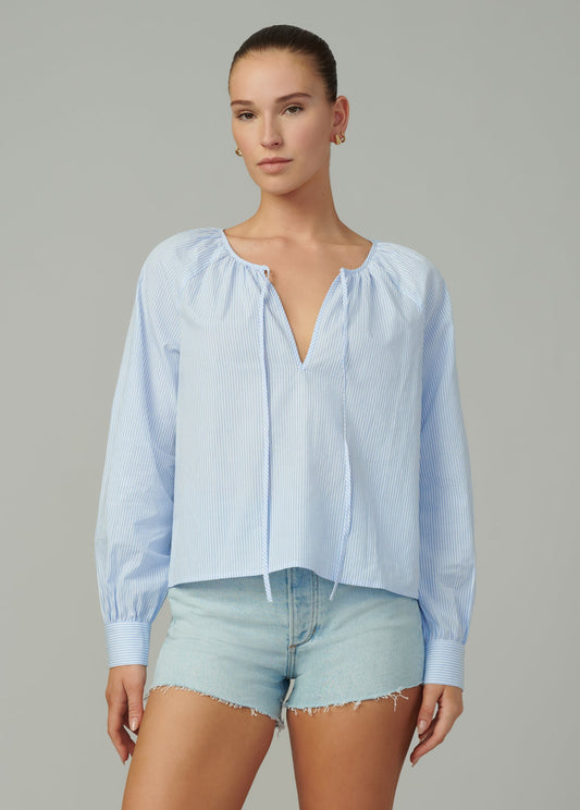 Joe's Jeans Women|Sale THE EVERYDAY BLOUSE Blue/White Stripe