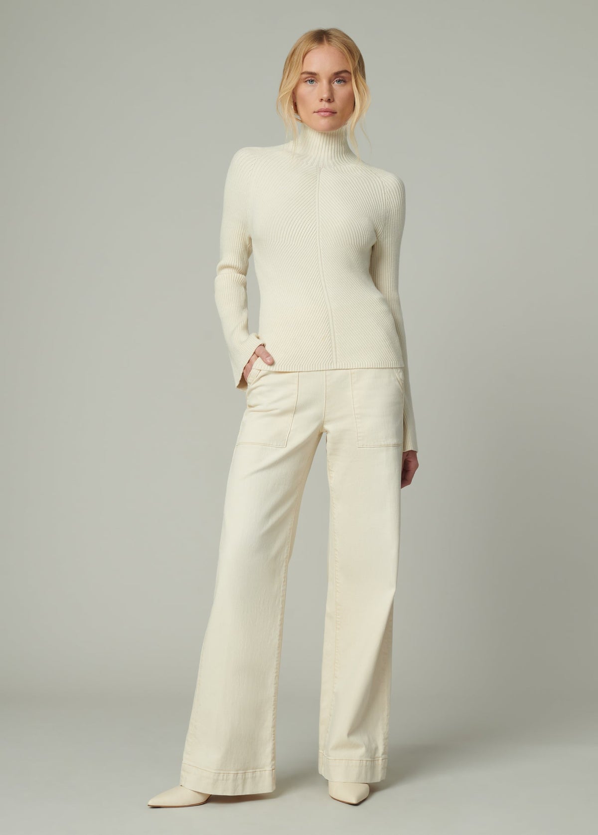 Joe's Jeans Women|Sale THE PALMER TURTLENECK Milk