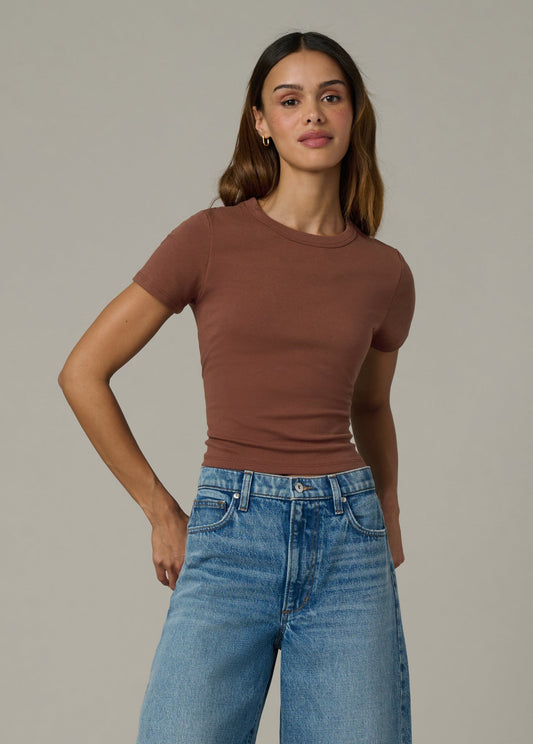 Joe's Jeans Women THE BABY TEE Macchiato