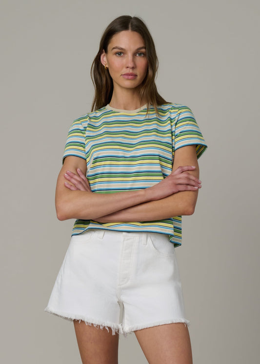 Joe's Jeans Women|Sale THE EASY TEE Citrus Multi Stripe