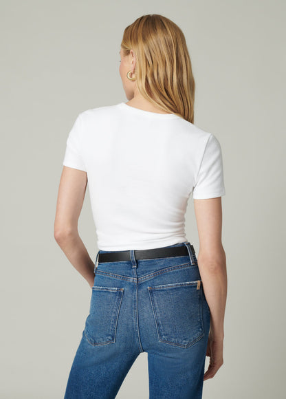 Joe's Jeans Women THE BABY TEE Optic White