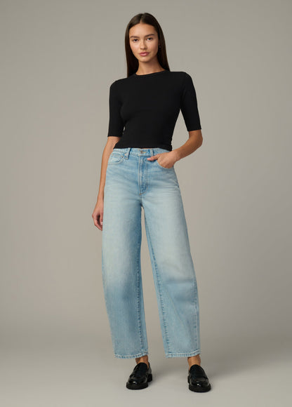 Joe's Jeans Women|Sale THE HALF SLEEVE BABY TEE Black