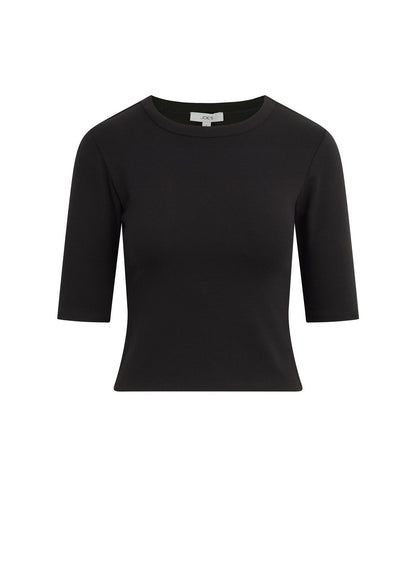 Joe's Jeans Women|Sale THE HALF SLEEVE BABY TEE Black