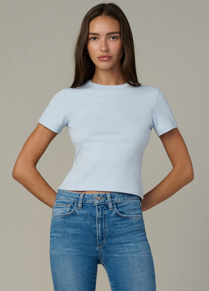 Joe's Jeans Women THE BABY TEE Powder Blue