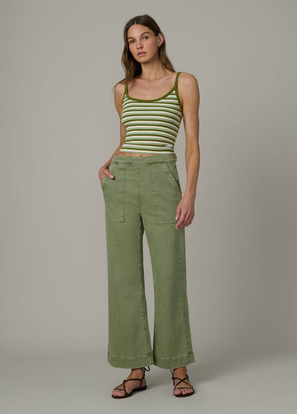Joe's Jeans Women THE CAMI Fern/Pesto Stripe