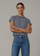 Navy/Ecru Stripe