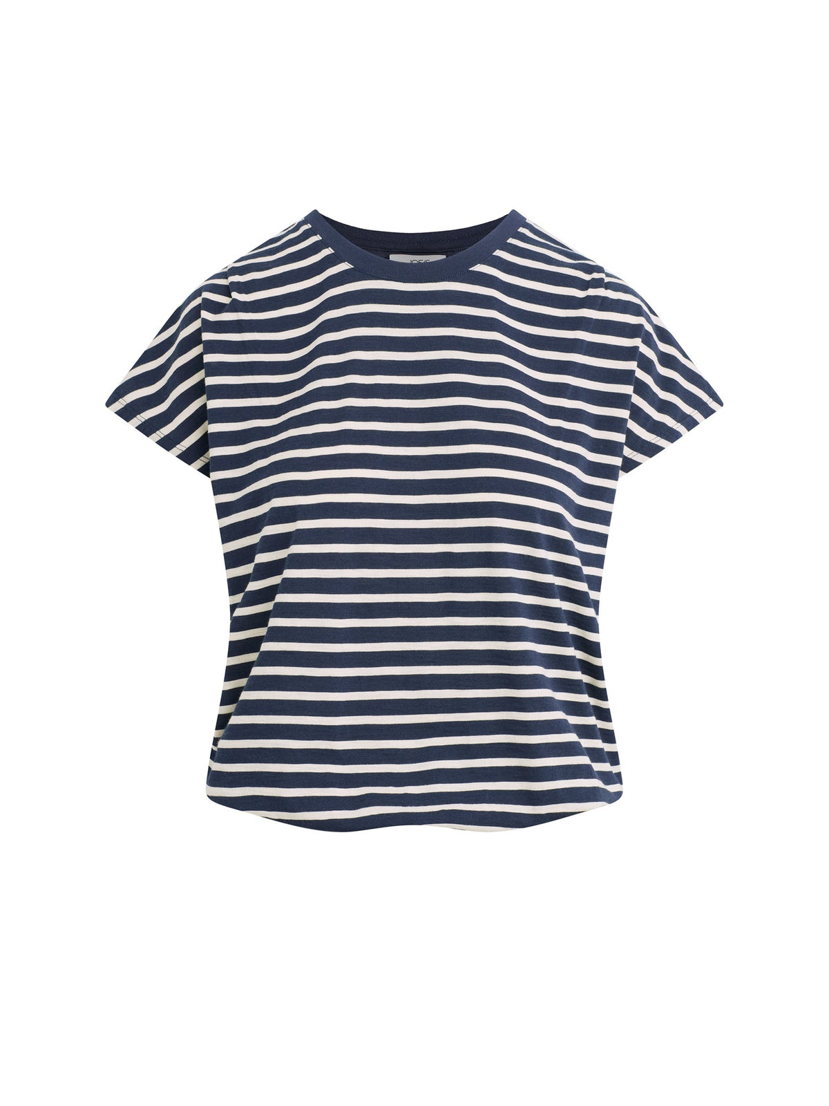 Joe's Jeans Women THE BUBBLE TEE Navy/Ecru Stripe