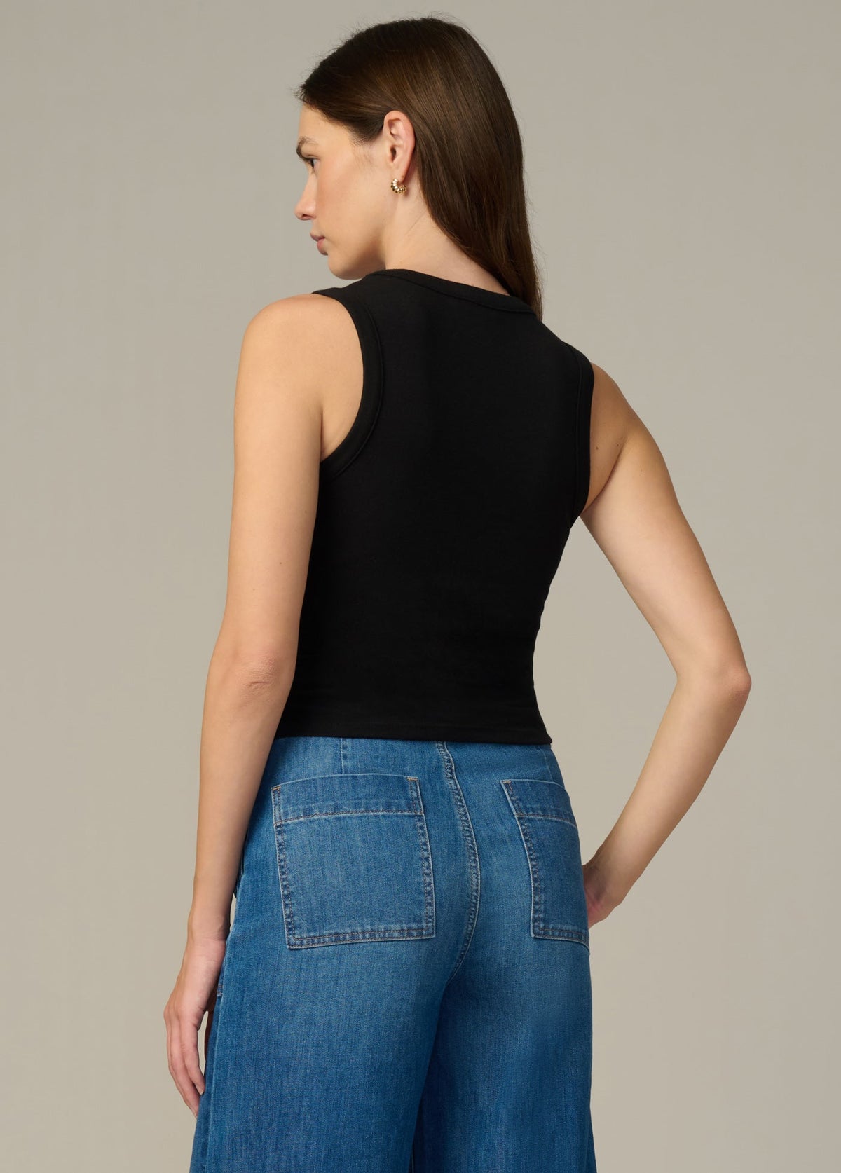 Joe's Jeans Women THE U-NECK TANK Black