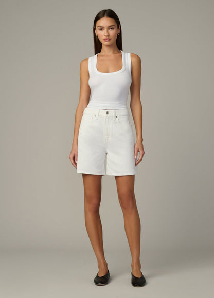 Joe's Jeans Women THE U-NECK TANK Optic White