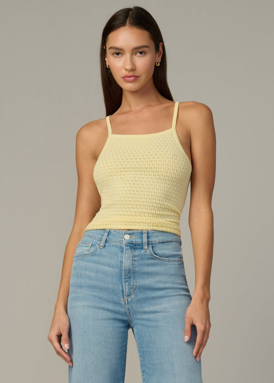 Joe's Jeans Women|Sale THE POINTELLE EVERYDAY TANK Sunshine