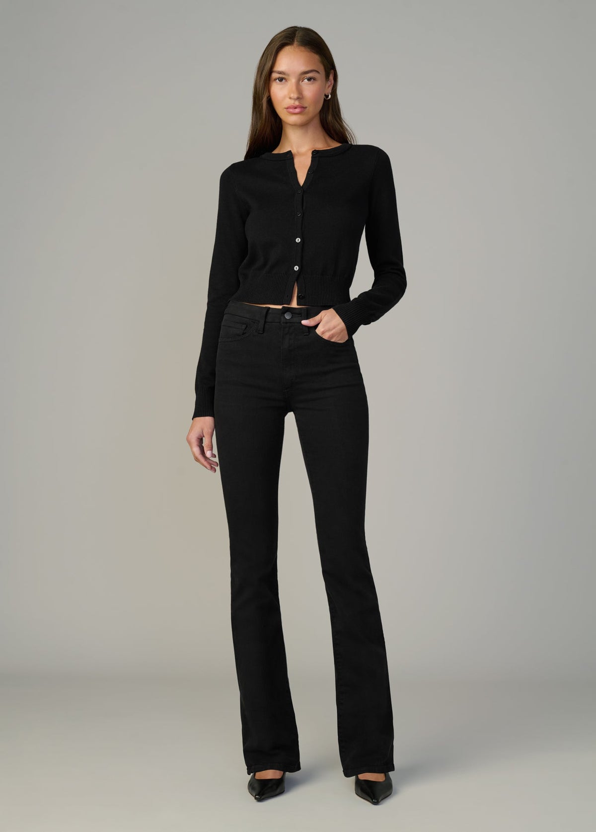 Joe's Jeans Women THE HI HONEY Black