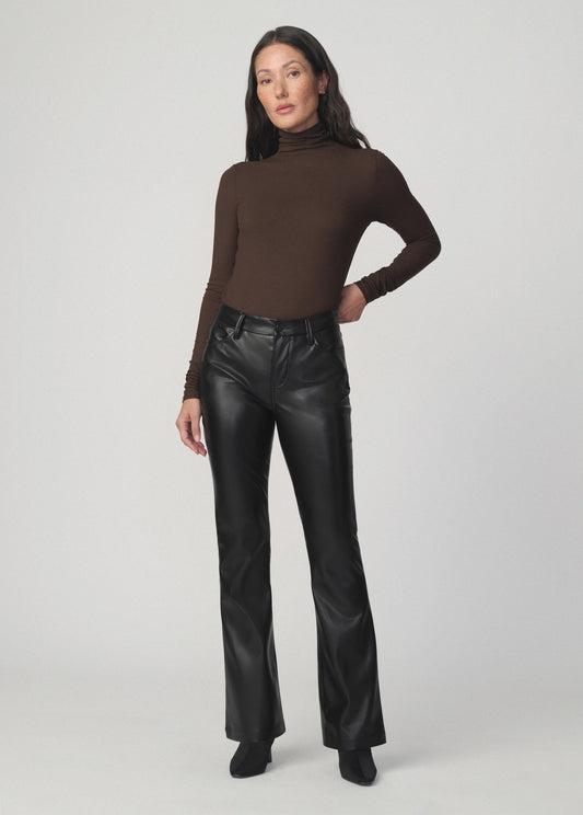 Joe's Jeans Women THE VEGAN LEATHER PROVOCATEUR Black