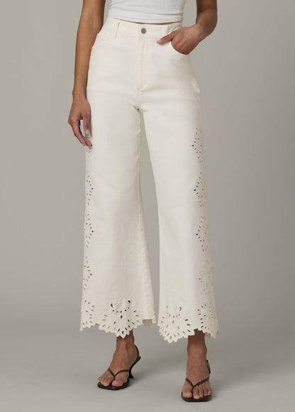 Joe's Jeans Women THE MIA WITH BRODERIE Ecru Floral