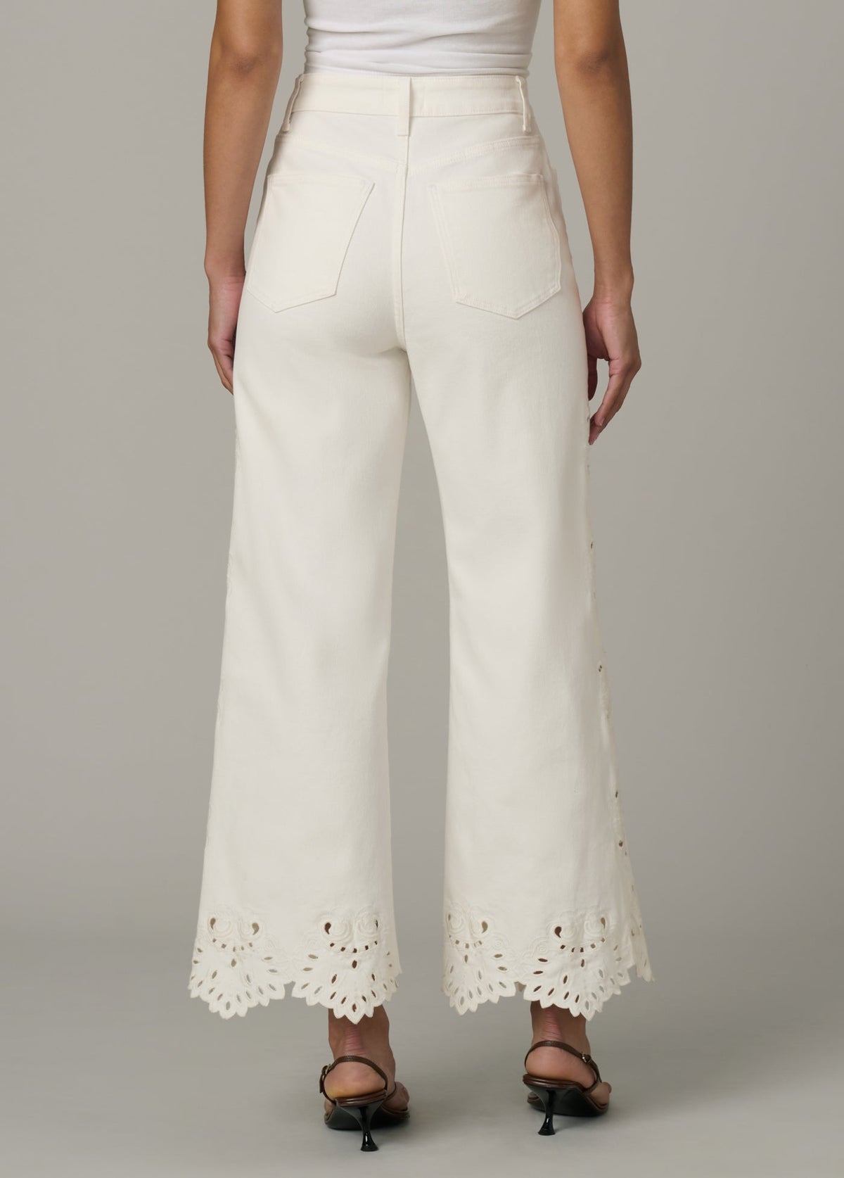 Joe's Jeans Women THE MIA WITH BRODERIE Ecru Floral